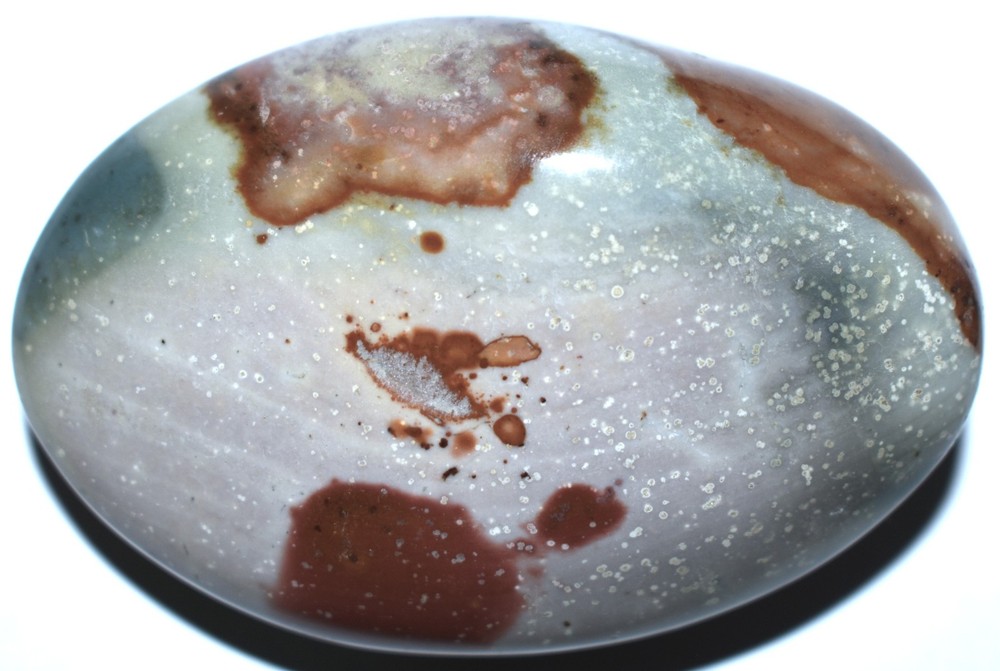 Pretty Polychrome Jasper Palm Stone 2.83"/134 Grams