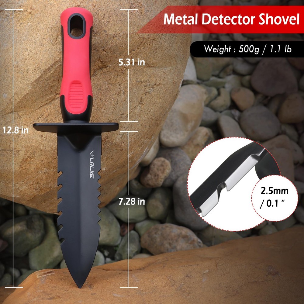 Heavy Duty Double Serrated Edge Digger Metal Detecting Tool Sheath Belt