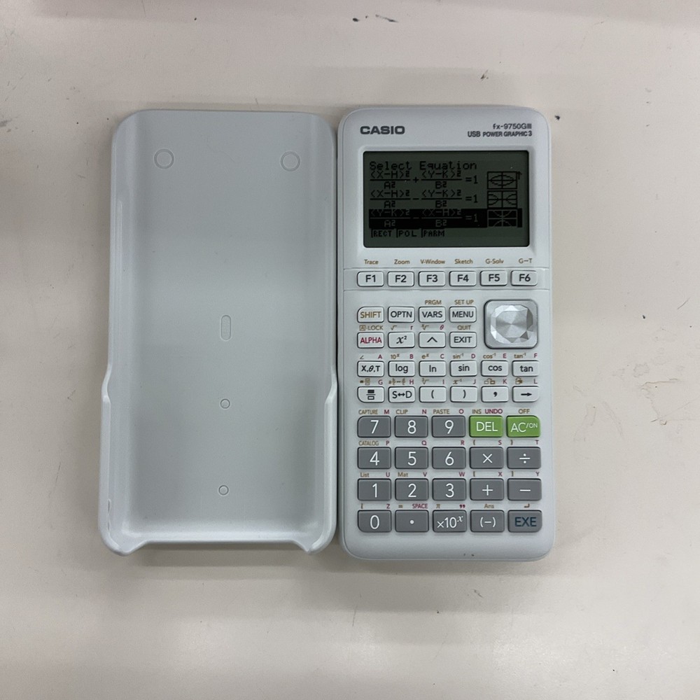 Casio FX-9750GIII White Graphing Calculator