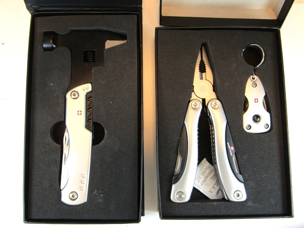 Swiss Force Multitool + Keychain + Hammer Multitool