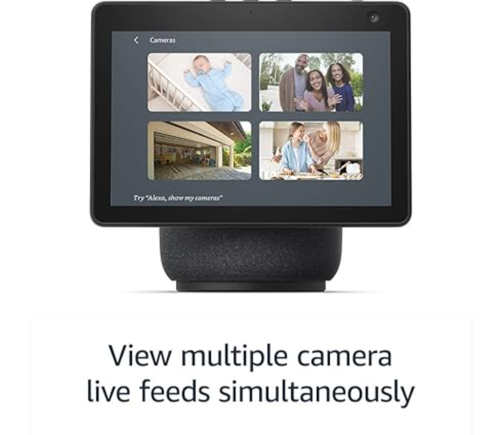 (NEW) Amazon Echo Show 10 (3rd Gen), HD smart Display Charcoal