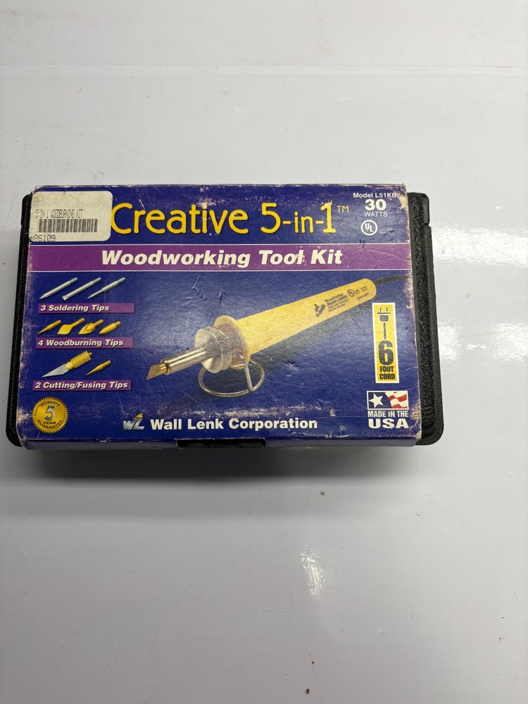 CREATIVE 5 IN 1 WOODWORKING TOOL KIT