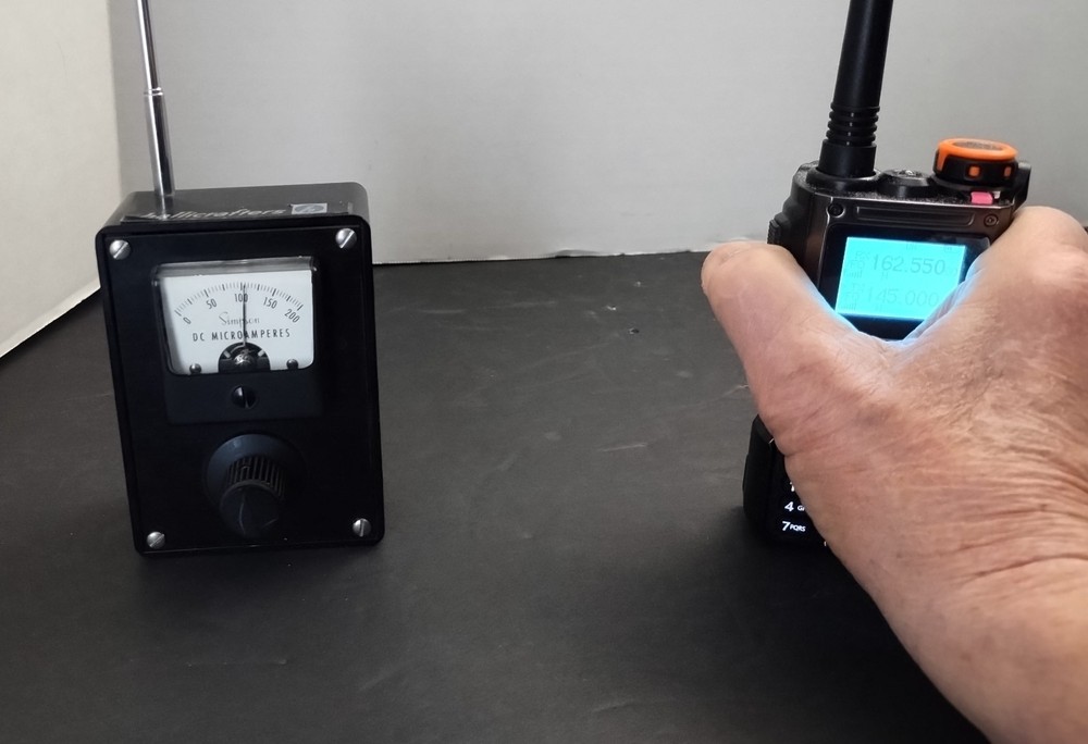 Unique Hallicrafters Relative Field Strength Meter - Prototype? Working!
