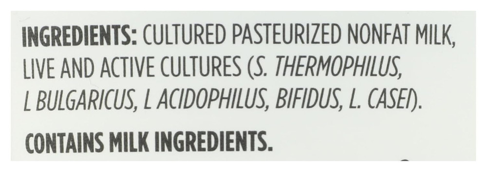 , Greek Yogurt, Plain Nonfat, 32 Ounce