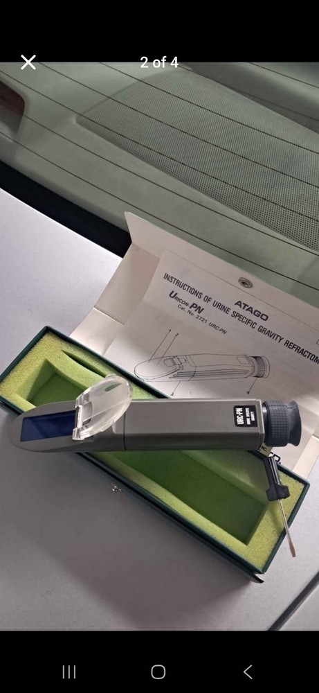 Refractometer, Specific Density Meter