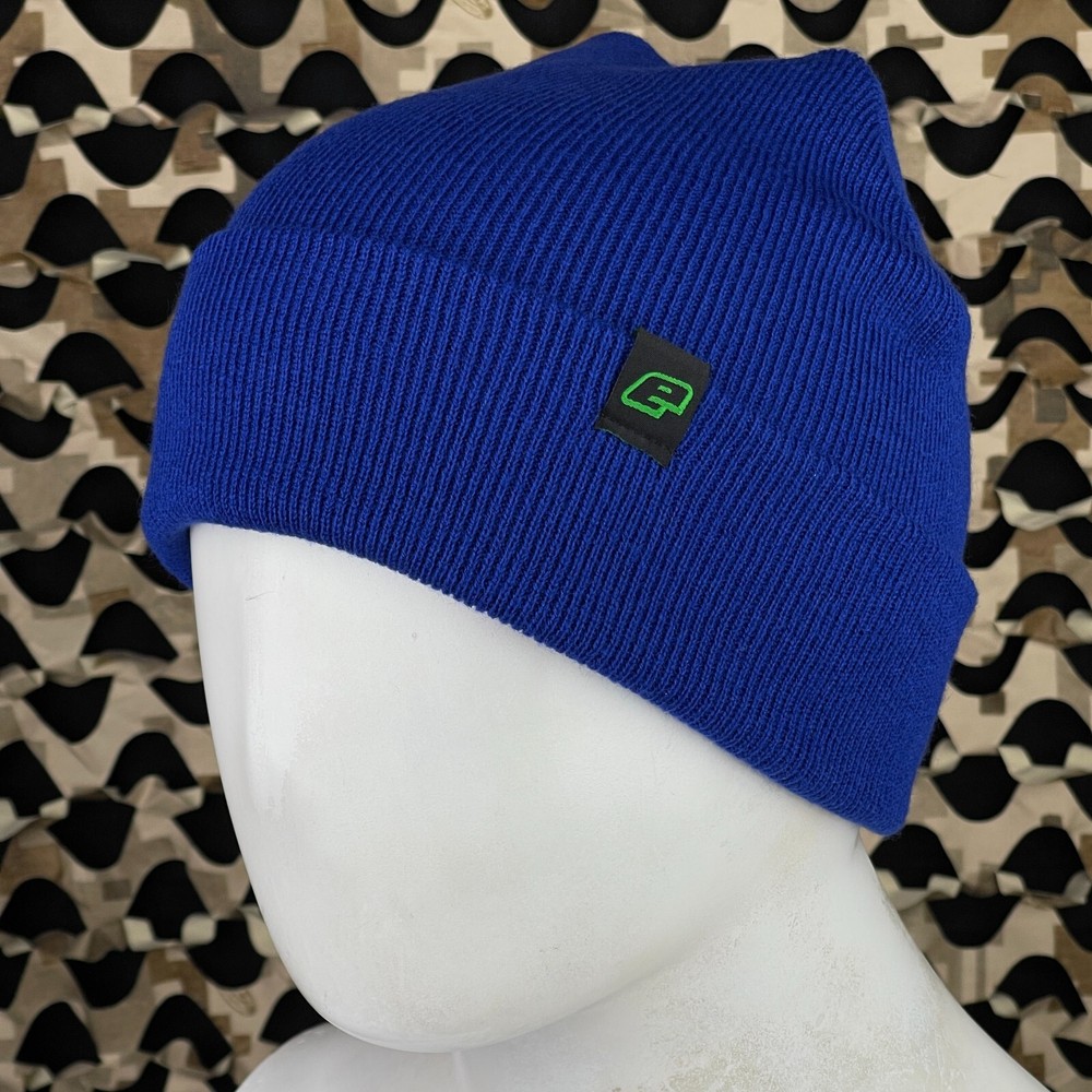 NEW Planet Eclipse Tab Roll Beanie - Bright Royal