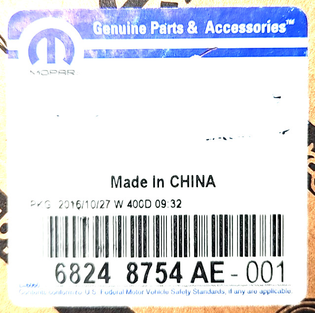 New OEM Mopar Amplifier 68248754AE