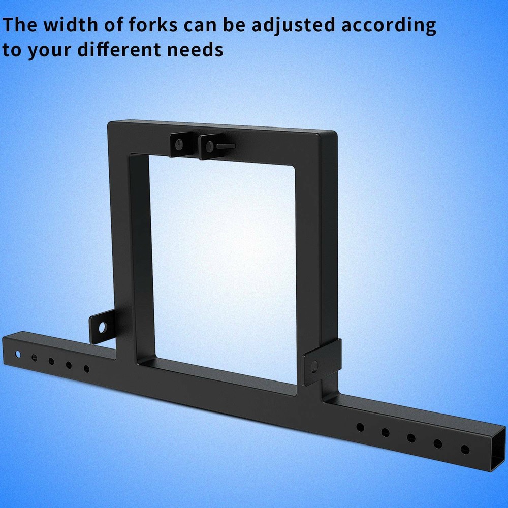 3 Point Hitch Pallet Fork 1500lbs Adjustable Attachments for Category 1 Tractor