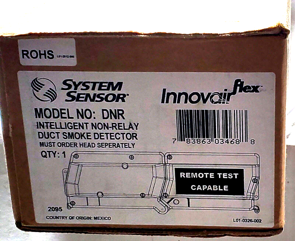 SYSTEM SENSOR DNR/DUCK SMOKE DETECTOR HOUSING NEW