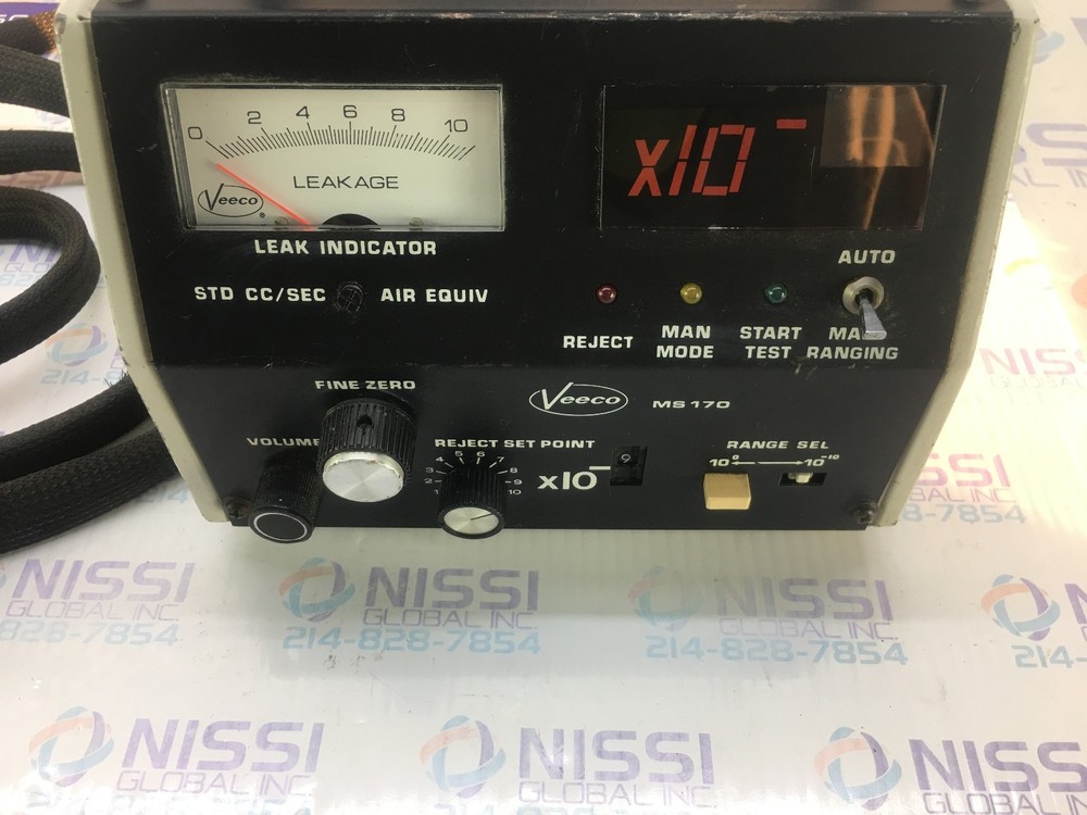 Veeco MS170 Helium Leak Indicator Control Box MS170