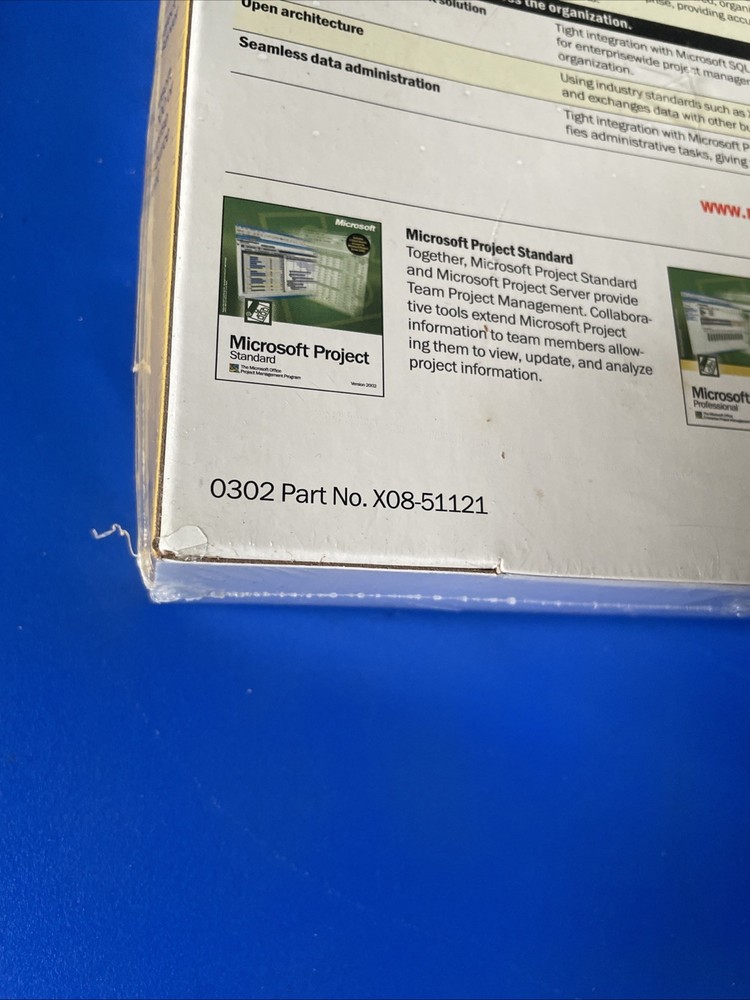 Microsoft Project Server 2002 _ Enterprise Project Management Server- 5 Licenses