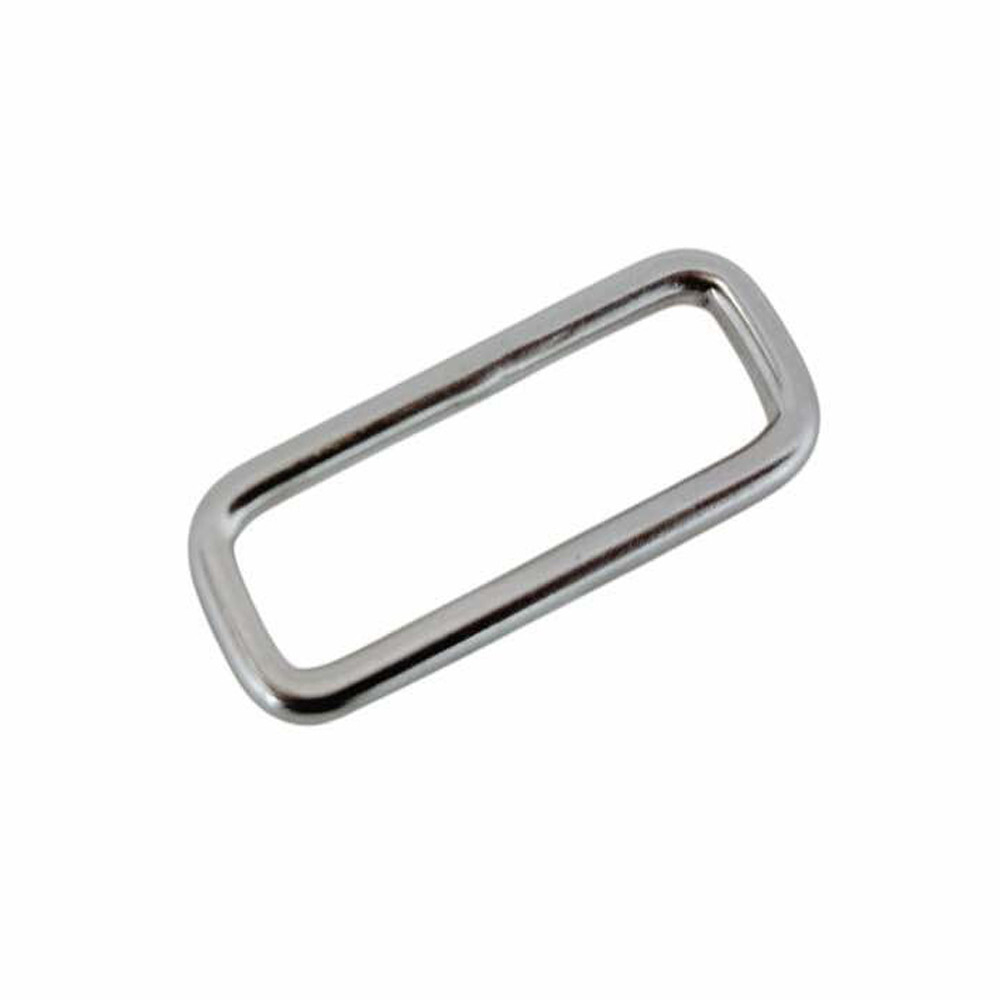 Marine T304 Stainless Steel 3/16"x2" Rectangular Ring Rectangle Loop 550 Lb WLL