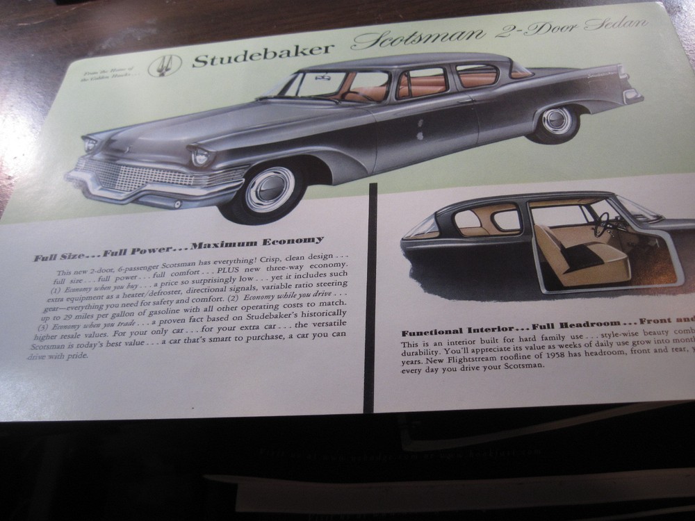 Studebaker 1958 Scotsman 2dr Brochure