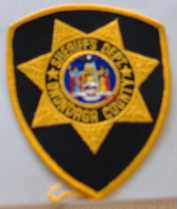ONONDAGA  COUNTY SHERIFF  NEW YORK   FABRIC PATCH