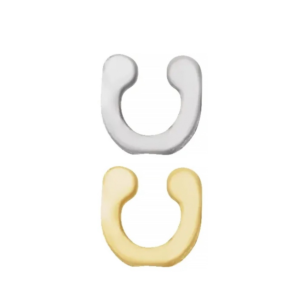 14K Solid Gold Hoop Catch 2 pcs
