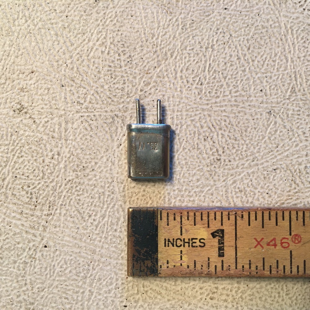 Quartz Crystal 35.77 Mhz, NOS