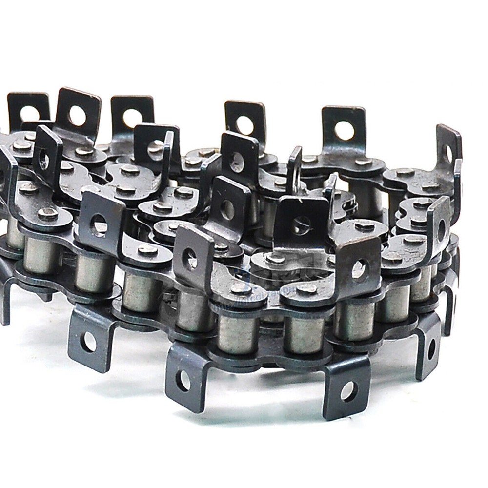 1.5M 08B-1 Roller Chain Drive Chain 1/2" Bent Ear Width 9.5mm +Chain Lock
