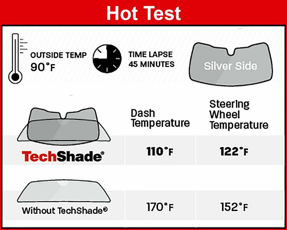 WeatherTech Front Windshield SunShade for Hyundai Scoupe 1991-1995