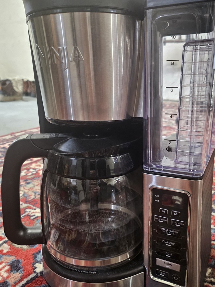 Ninja CE251 12-Cup Filter Coffee Machine Glass Carafe Digital Programmable