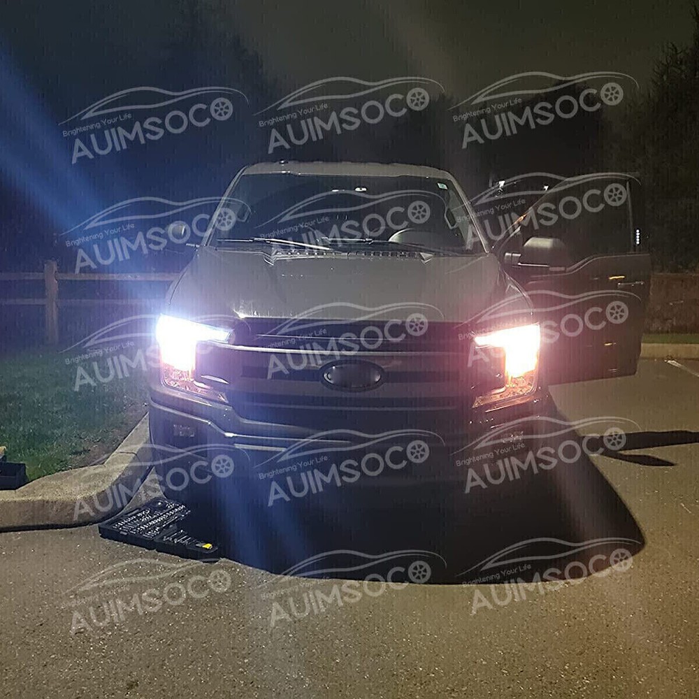 12000K LED Headlight Low Beam Bulbs Kit For Chevy Silverado 1500 2500 2007-2015