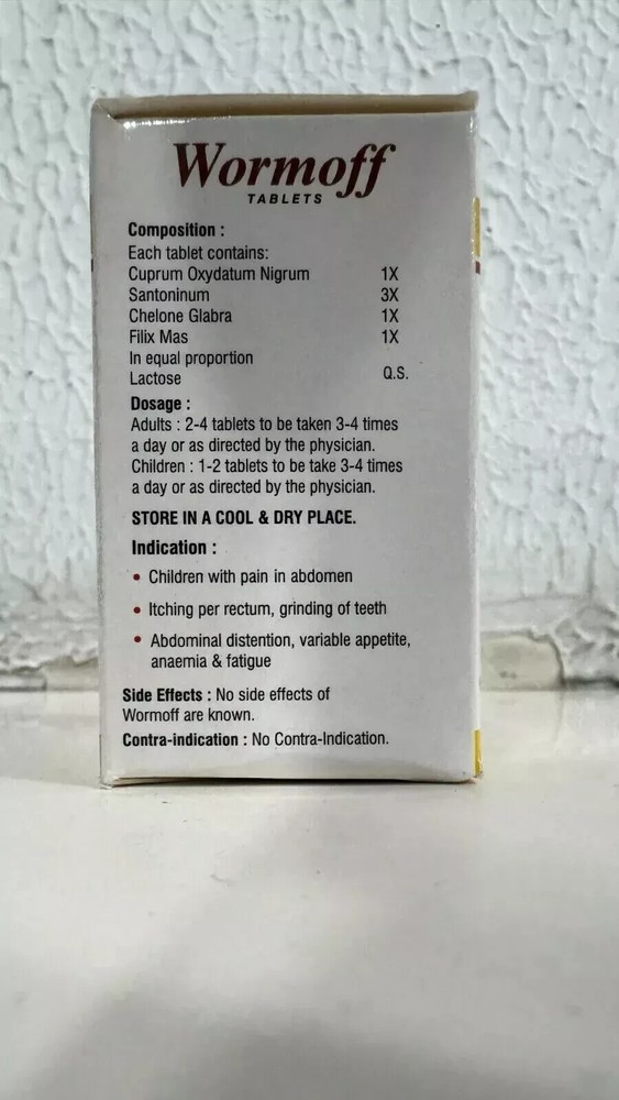 Permanent Treatment For Hookworm, Roundworm, Tapeworm Removal Tablets Homeopathy