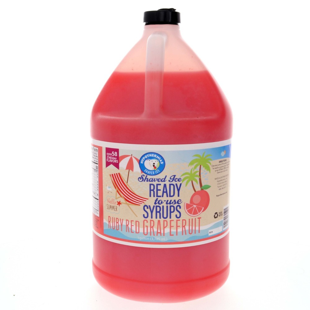 Hypothermias RUBY RED GRAPEFRUIT Flavor Syrup 🍧 Snow Cone Shaved Ice
