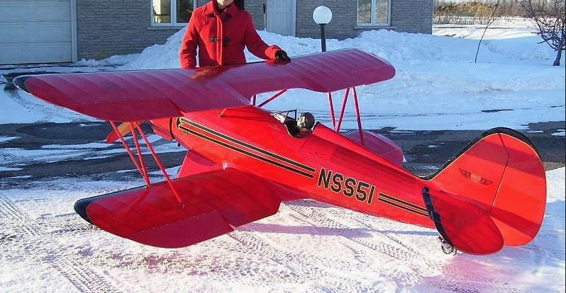 50%  Plus 33%  Scale WACO UPF-7  184 inch wing span"   Printed Plans