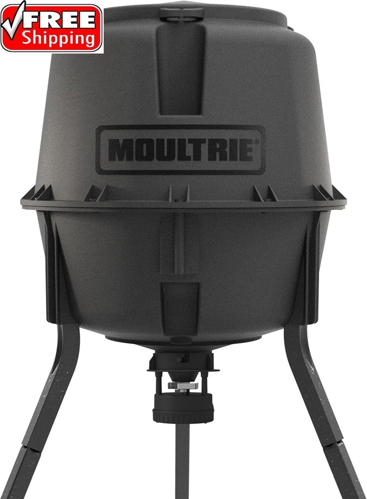 Deer Feeder Standard 30-Gallon Quick Lock Hopper System Digital Timer Con
