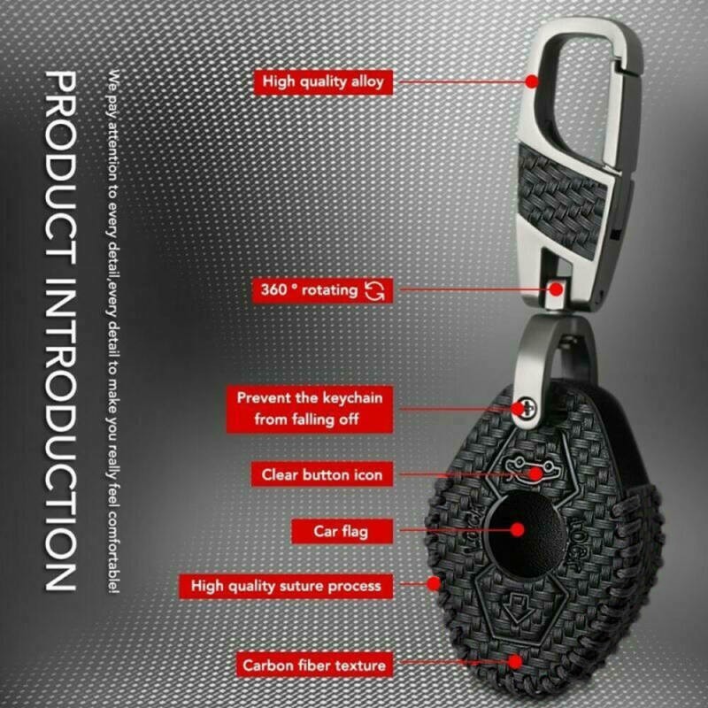 1 X LEATHER CAR KEY COVER PROTECTOR FITS FOR M3 E38 E35 E53 E60 E61 E85 E86