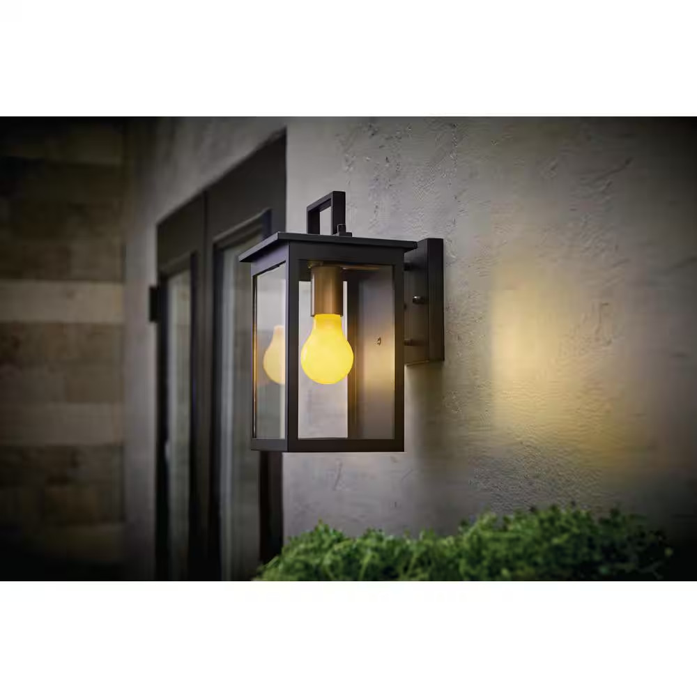 60-Watt Equivalent A19 Outdoor Bug Light Yellow LED Light Bulb (1-Pack)