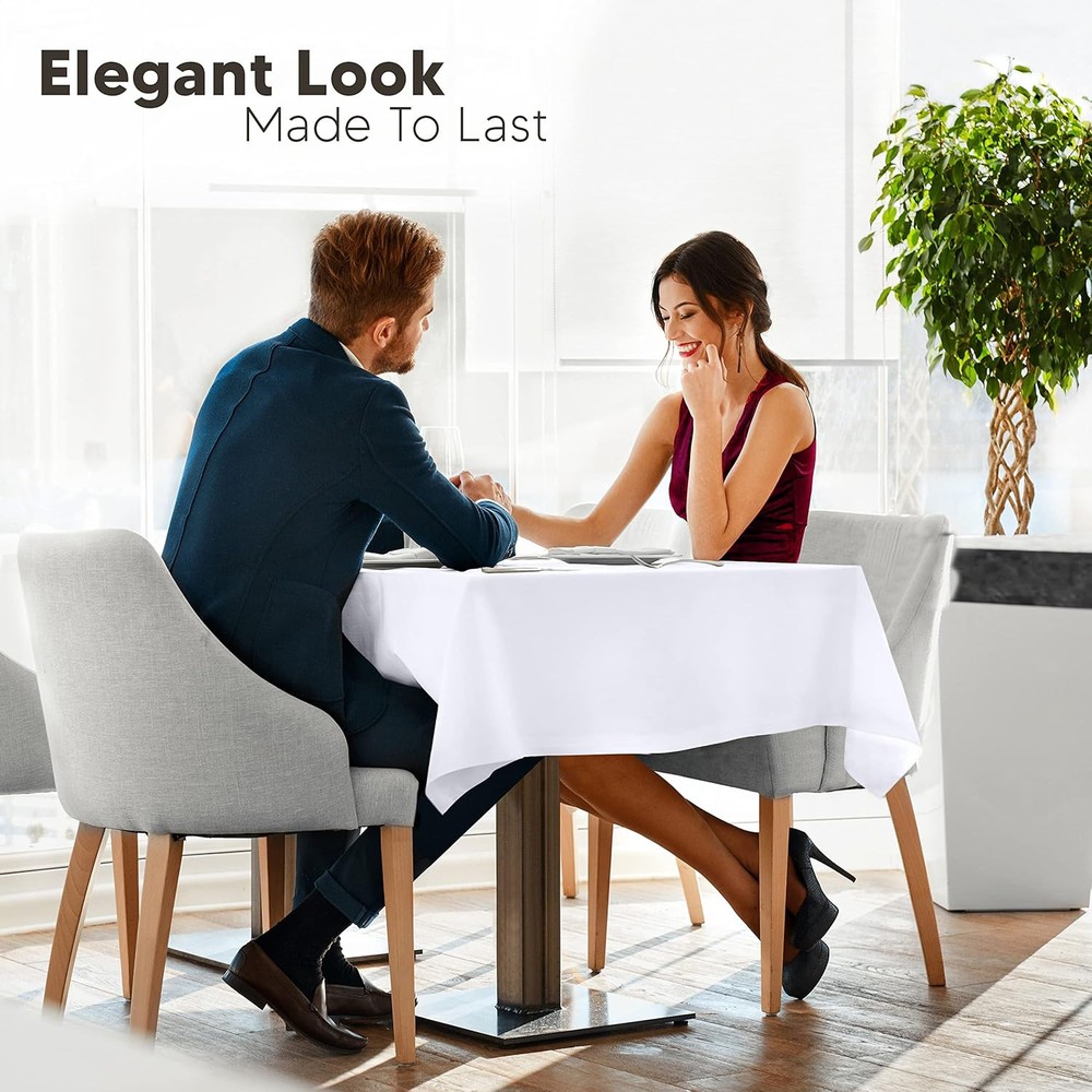 Utopia Kitchen 1 Pack 4 Foot Rectangle 60" x 84" (1PC - Rectangular), White