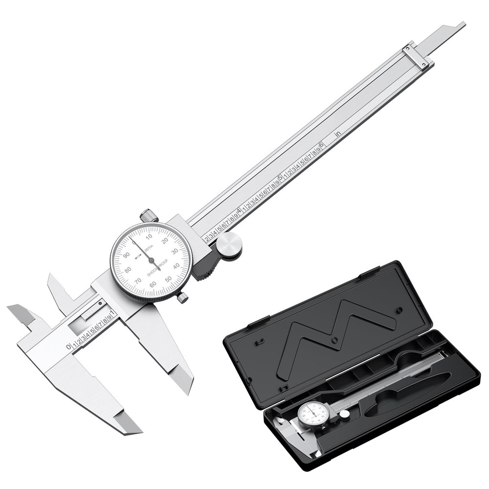 Dial Caliper Shockproof Dial Caliper Precision Caliper with Watch 0-6" Range ...