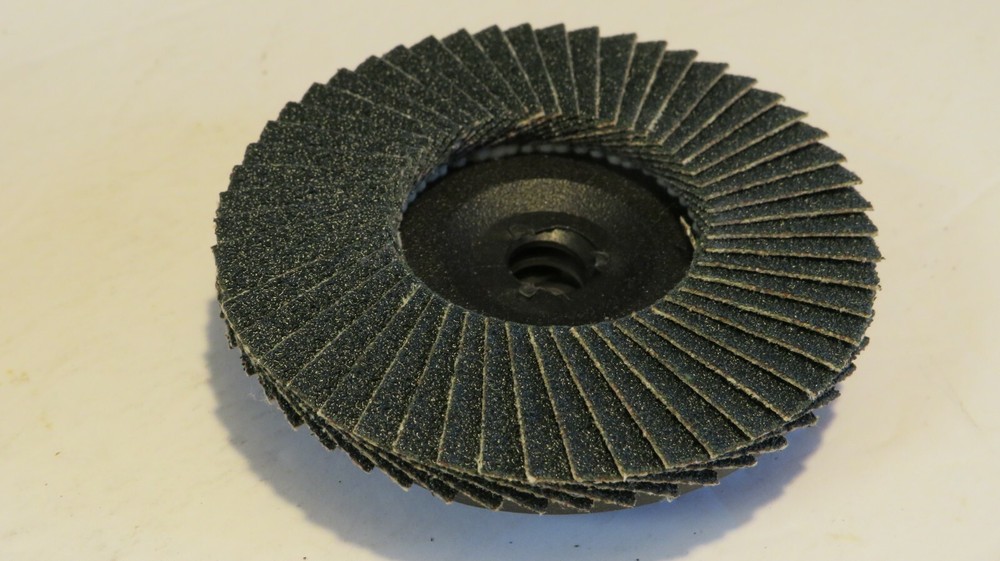 10 PACK BOX MINI FLAP DISCS 80 GRIT 3" S-TYPE ZIRCONIA