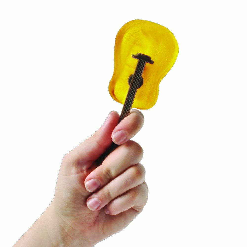 Guitars Ice Cube Trays 2 Pack Cool Jams Swizzle Stick Makes Drinks Protocol New