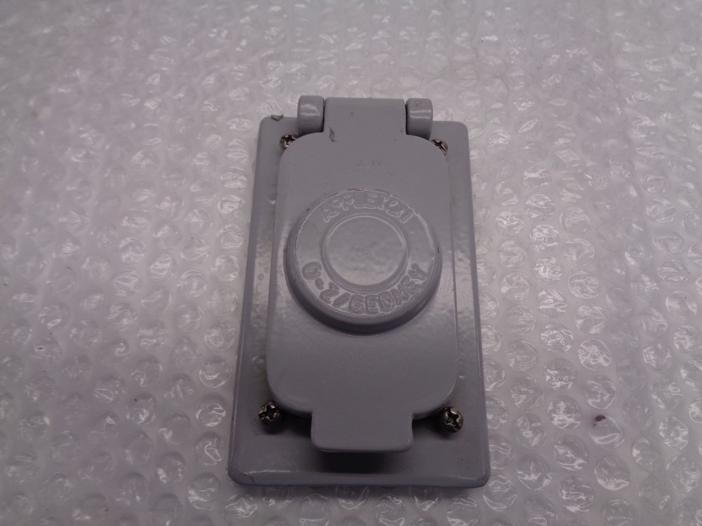 APPLETON 502597 RECEPTACLE COVER UNMP