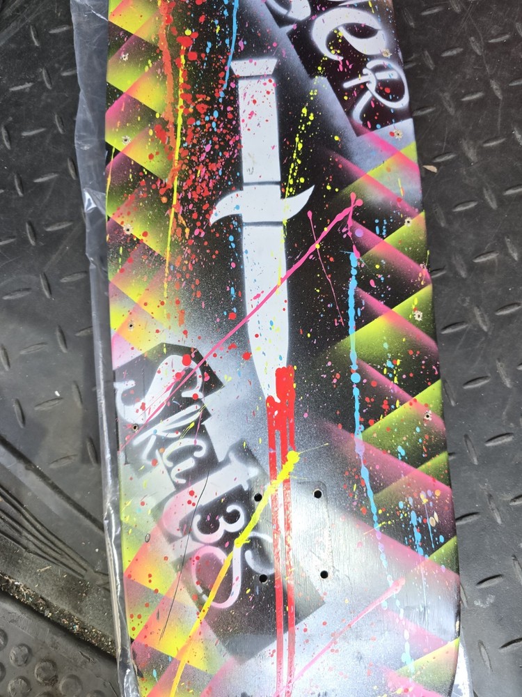 Dagger Skates Skateboard Custom Painted 1 Of 1