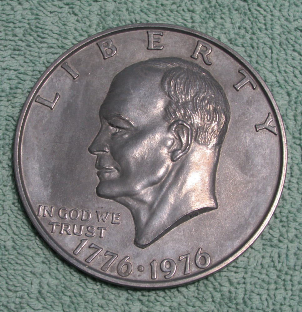 1976 Eisenhour Dollar 3” Diameter Novelty Coin