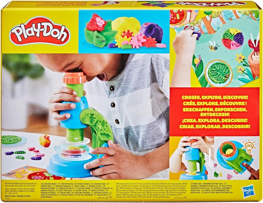Play-Doh Light & Look Microscope Playset