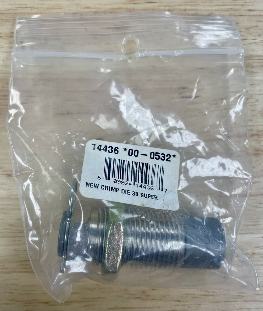 DILLON Reloading New Crimp Die .38 Super, 00-0532