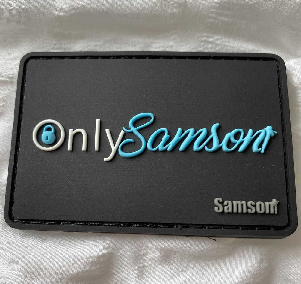 NRA 💥 Show 2026 “Only Samson” Samson MFG. Morale Patch, Hook & Loop, NEW!