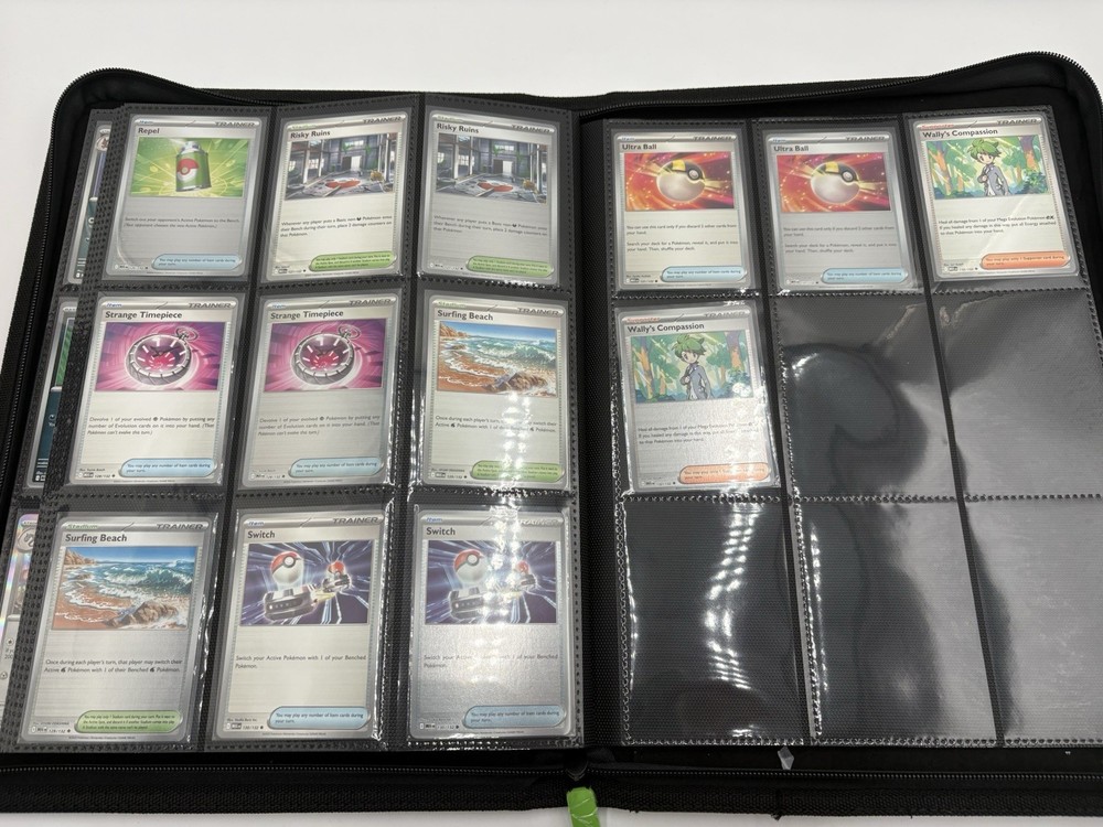Mega Evolutions 100% Complete Master Base Set w/EX & Reverse & Vault Binder