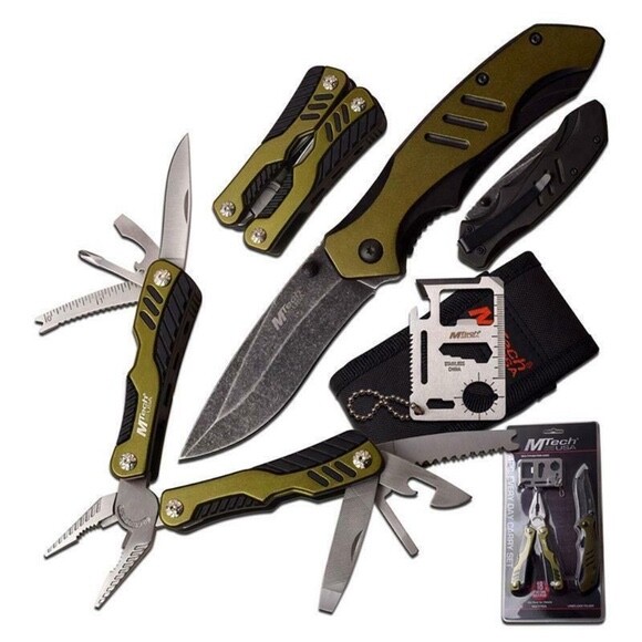 Men's 4pc  Multi Tool Every Day Carry  Gift Set New