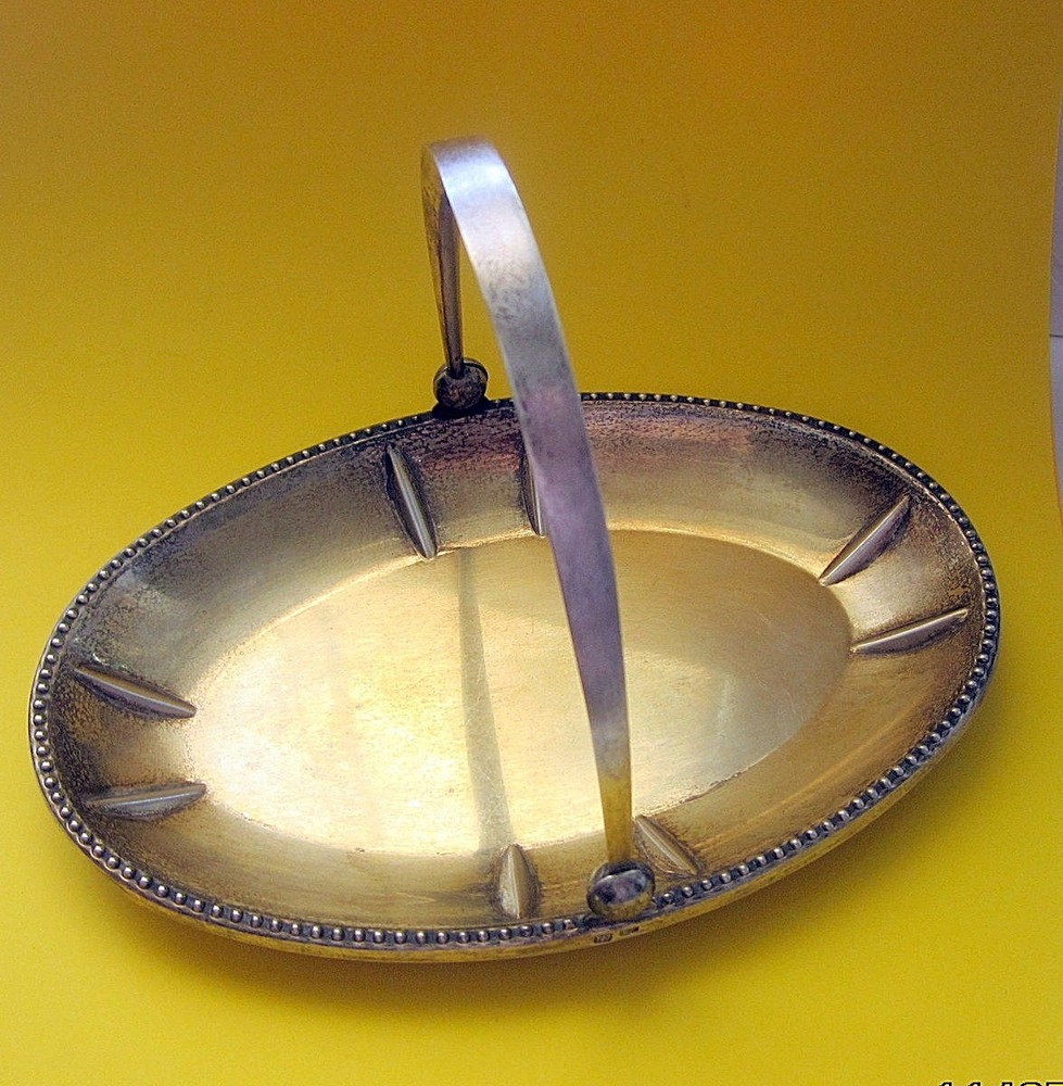 Vintage Soviet Silver 875 Bowl For Sweets