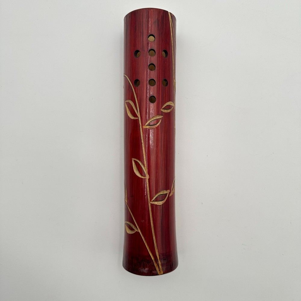 Bamboo Carved Incense Burner / Holder