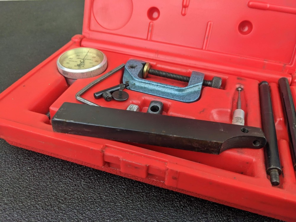 #bn722 Snap-On Tools Dial Test Set PMF 135 in Case