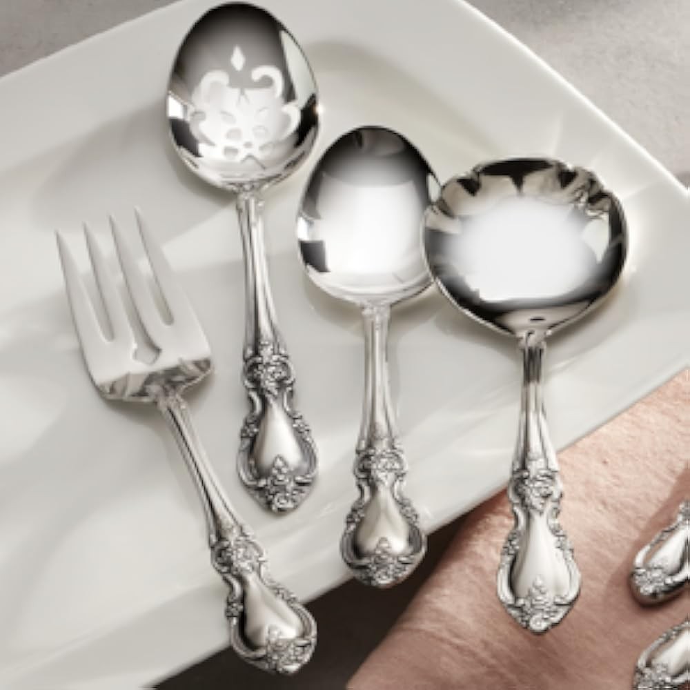 Everyday Flatware Nocha Dinner Spoons,Sier