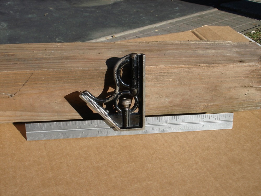 Vintage WORTH * 12" Combination Square