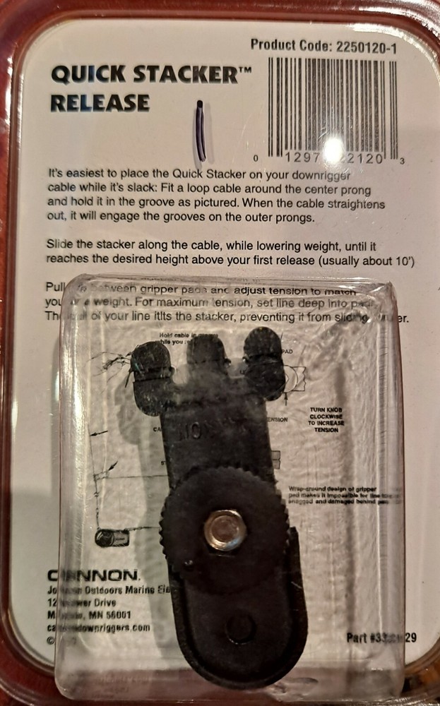 Cannon Quick Stacker Release P# 2250120-1