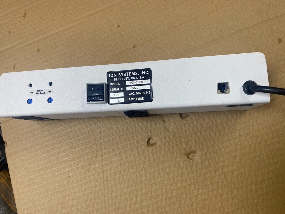 Ion Systems NilStat FlowBar System Model 91-3200