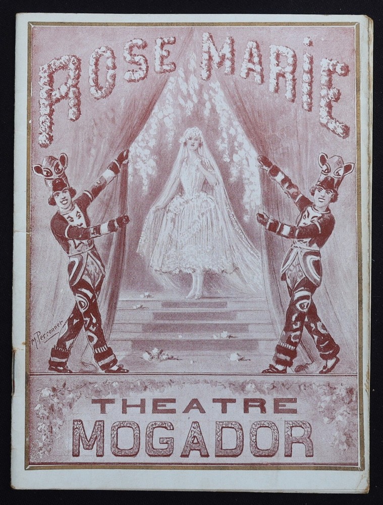 1920 MOGADOR Rose Marie Art Deco Style Program